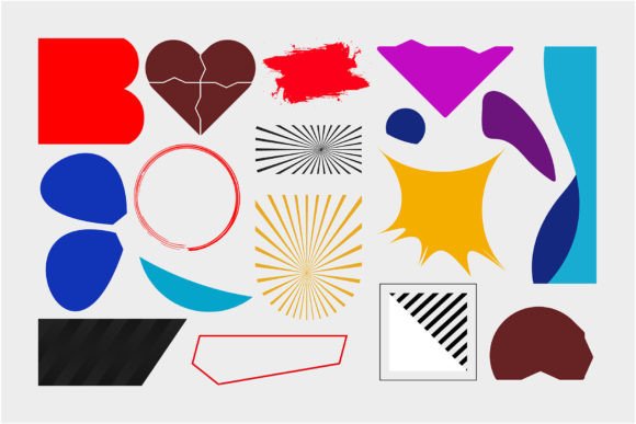 Download Abstract Organic Shapes, Vector Set - Abstract Collection